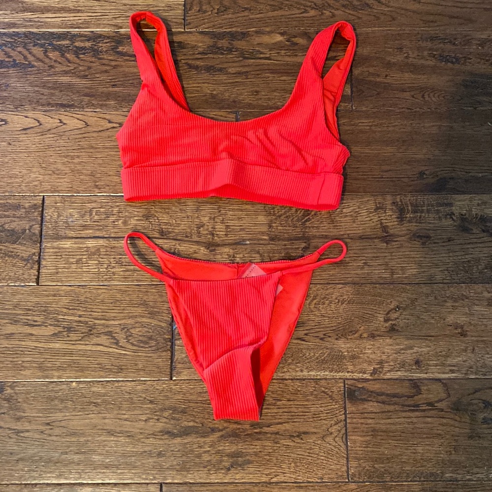 SYLK Swim Red Bikini. Size S
